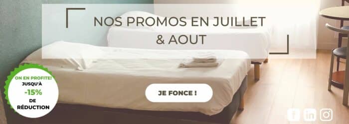 Promotion juillet aout 2022 location vacances