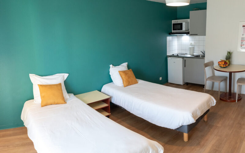 Appart-Hotel Terres de France Brest - studio twin (3)