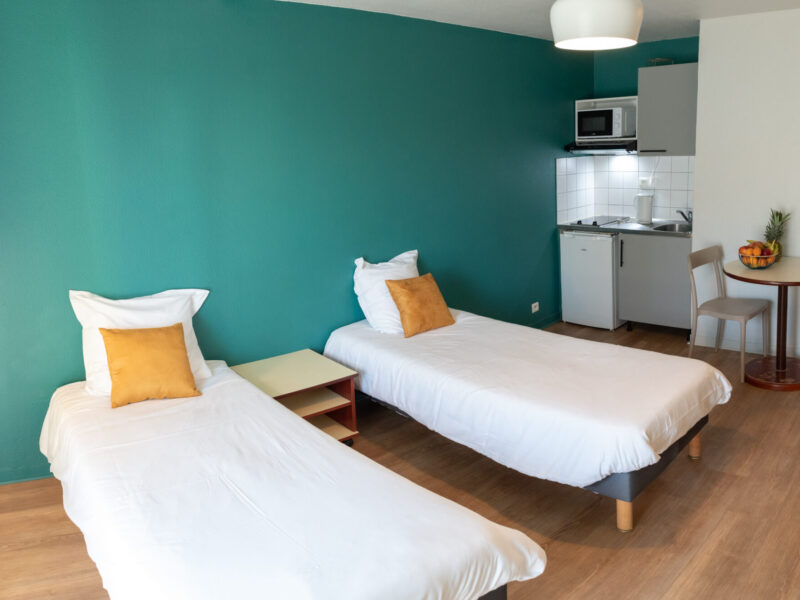 Appart-Hotel Terres de France Brest - studio twin (3)