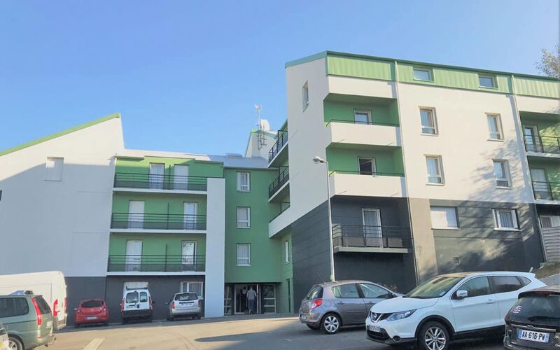 Facade de l'Appart'Hôtel de Brest