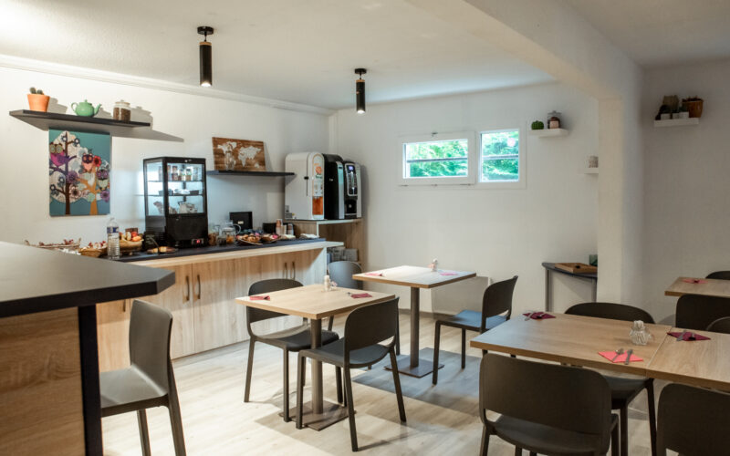 La salle de petit-déjeuner