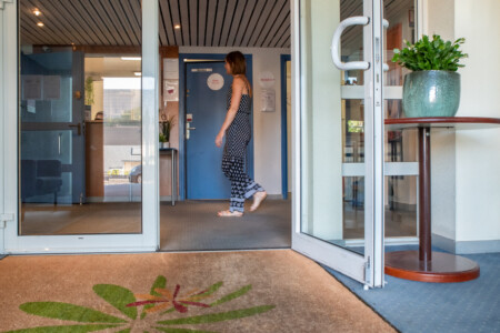 L'entrée de l'appart'hôtel Brest Pasteur