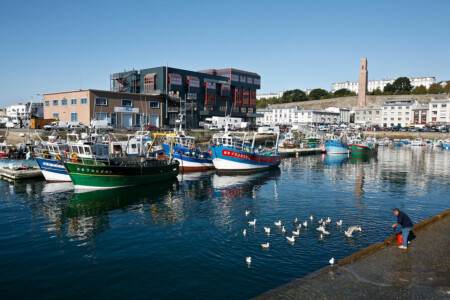 Port de peche au port de commerce de Brest