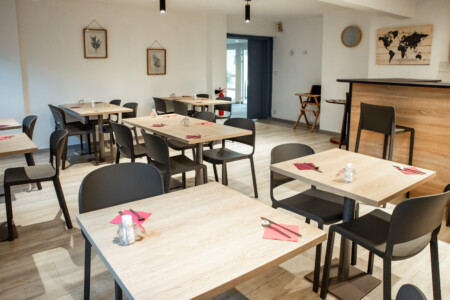 La salle de petit-déjeuner